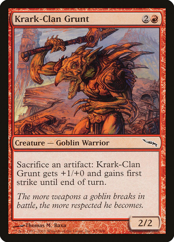 Krark-Clan Grunt [Mirrodin] | Dragon's Lair Comics and Fantasy Houston TX