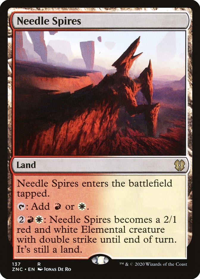 Needle Spires [Zendikar Rising Commander] | Dragon's Lair Comics and Fantasy Houston TX