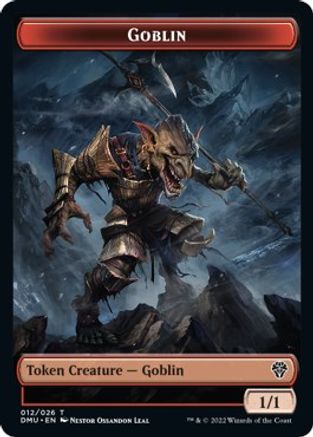 Zombie Knight // Goblin Double-Sided Token [Dominaria United Commander Tokens] | Dragon's Lair Comics and Fantasy Houston TX