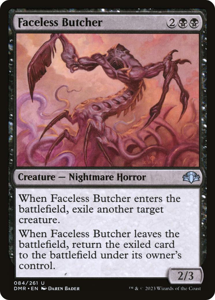 Faceless Butcher [Dominaria Remastered] | Dragon's Lair Comics and Fantasy Houston TX