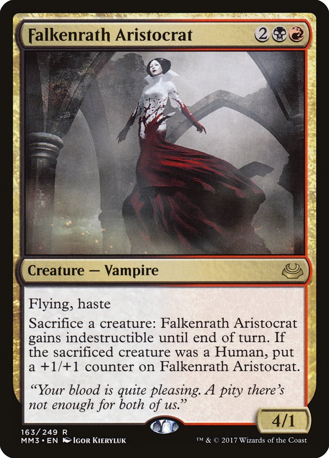 Falkenrath Aristocrat [Modern Masters 2017] | Dragon's Lair Comics and Fantasy Houston TX