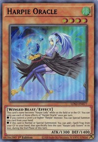 Harpie Oracle (Blue) [LDS2-EN077] Ultra Rare | Dragon's Lair Comics and Fantasy Houston TX