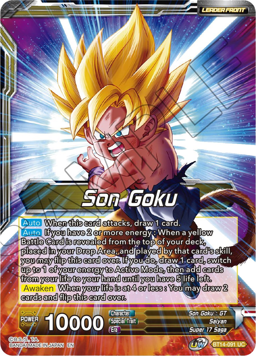 Son Goku // SS4 Son Goku, Returned from Hell (BT14-091) [Cross Spirits Prerelease Promos] | Dragon's Lair Comics and Fantasy Houston TX