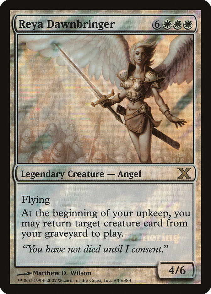 Reya Dawnbringer [Tenth Edition Prerelease Promos] | Dragon's Lair Comics and Fantasy Houston TX