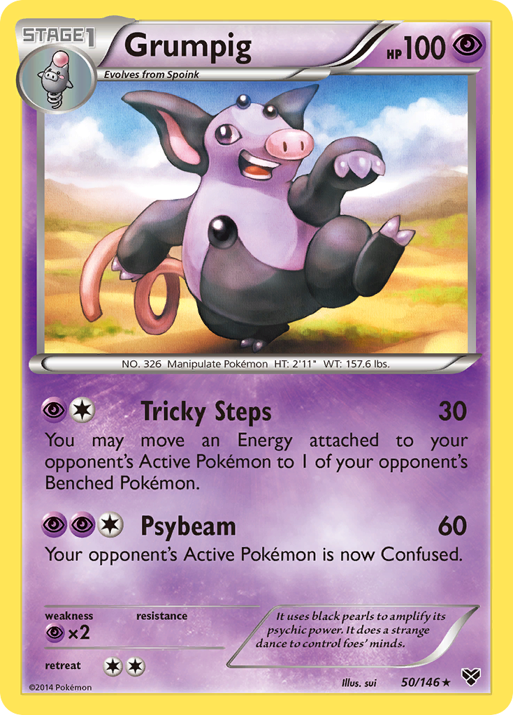 Grumpig (50/146) [XY: Base Set] | Dragon's Lair Comics and Fantasy Houston TX