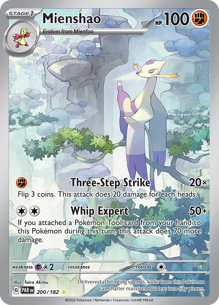 Mienshao (200/182) [Scarlet & Violet: Paradox Rift] | Dragon's Lair Comics and Fantasy Houston TX