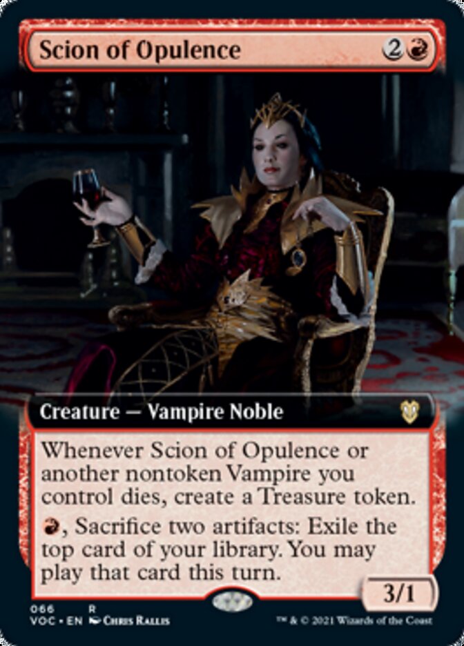 Scion of Opulence (Extended Art) [Innistrad: Crimson Vow Commander] | Dragon's Lair Comics and Fantasy Houston TX