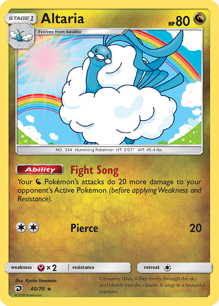 Altaria (40/70) [Sun & Moon: Dragon Majesty] | Dragon's Lair Comics and Fantasy Houston TX