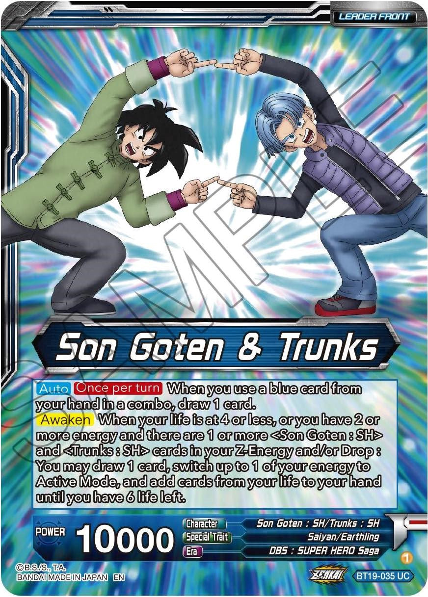 Son Goten & Trunks // Gotenks, Fusion Hiccup (BT19-035) [Fighter's Ambition] | Dragon's Lair Comics and Fantasy Houston TX