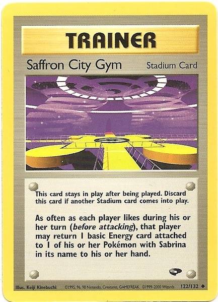 Saffron City Gym (122/132) [Gym Challenge Unlimited] | Dragon's Lair Comics and Fantasy Houston TX