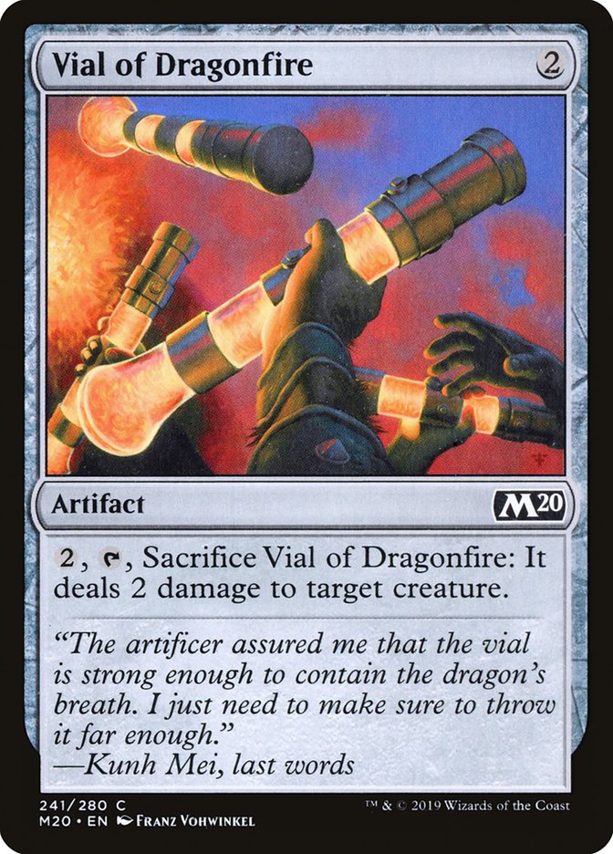 Vial of Dragonfire [Core Set 2020] | Dragon's Lair Comics and Fantasy Houston TX