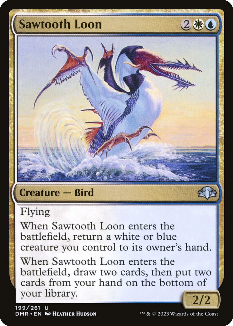 Sawtooth Loon [Dominaria Remastered] | Dragon's Lair Comics and Fantasy Houston TX