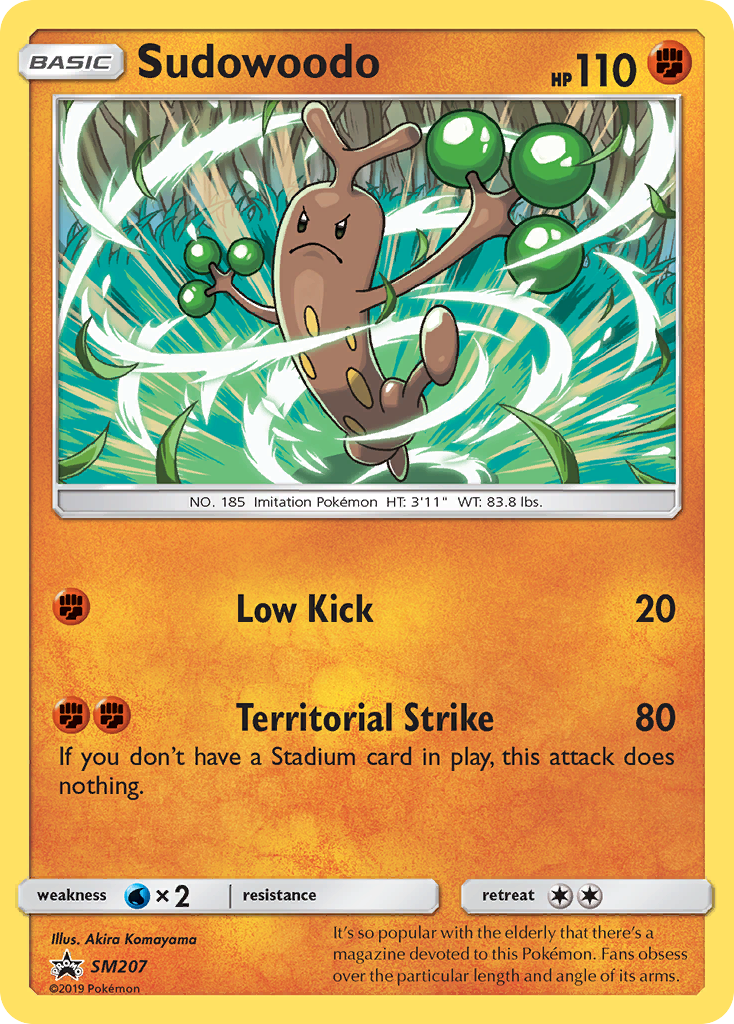 Sudowoodo (SM207) [Sun & Moon: Black Star Promos] | Dragon's Lair Comics and Fantasy Houston TX