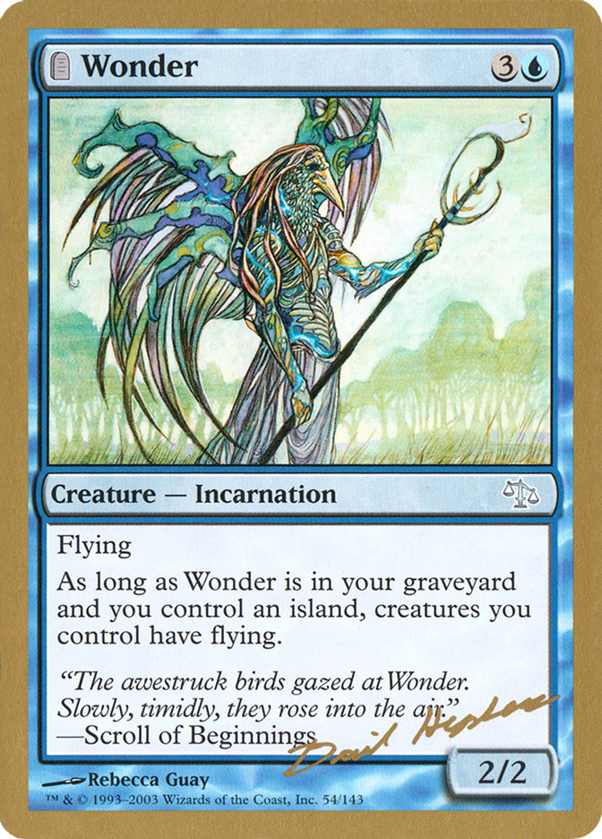 Wonder (Dave Humpherys) [World Championship Decks 2003] | Dragon's Lair Comics and Fantasy Houston TX