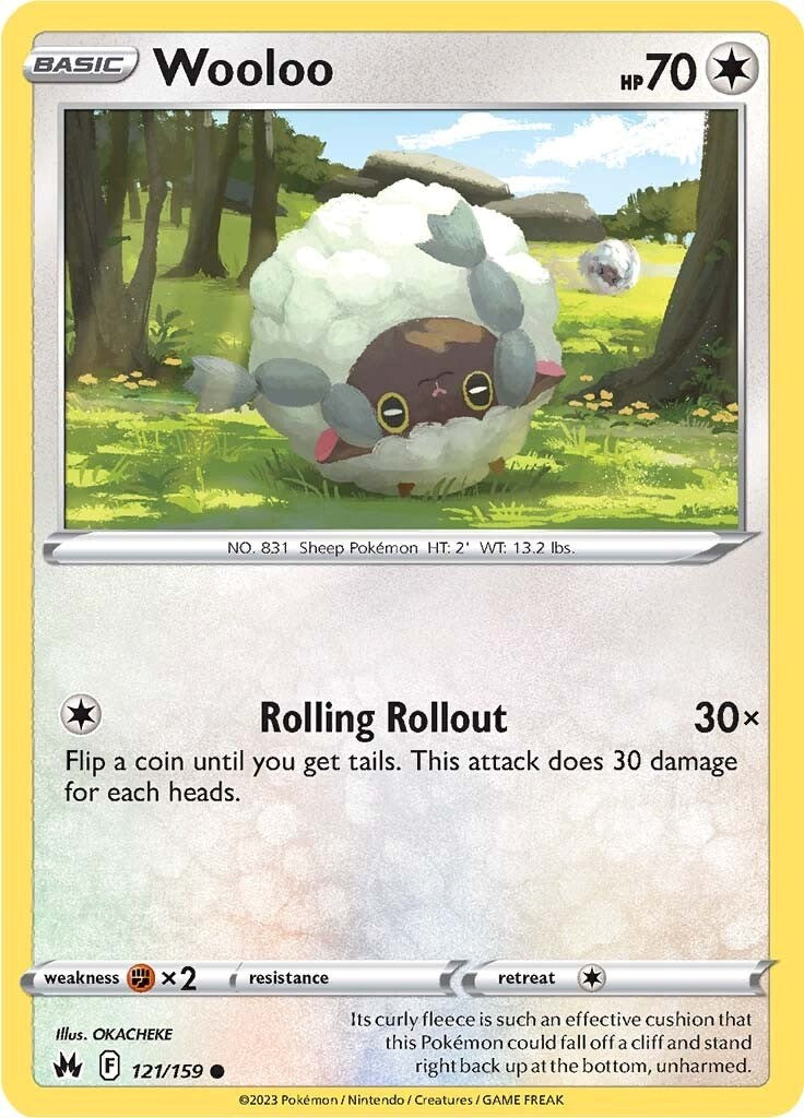 Wooloo (121/159) [Sword & Shield: Crown Zenith] | Dragon's Lair Comics and Fantasy Houston TX