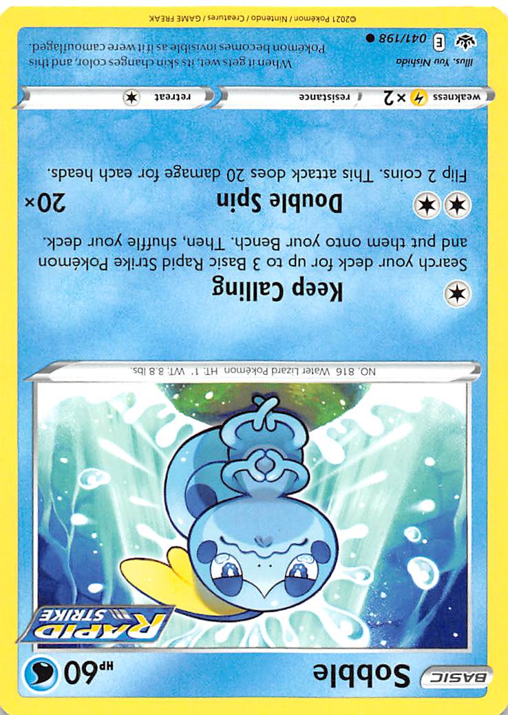 Sobble (041/198) [Sword & Shield: Chilling Reign] | Dragon's Lair Comics and Fantasy Houston TX