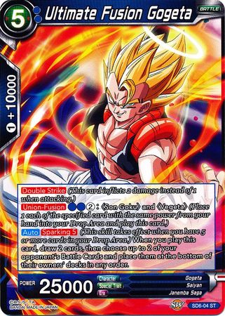 Ultimate Fusion Gogeta (Starter Deck - Resurrected Fusion) (SD6-04) [Miraculous Revival] | Dragon's Lair Comics and Fantasy Houston TX