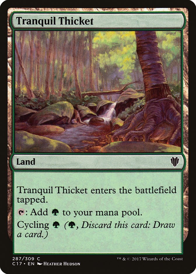 Tranquil Thicket [Commander 2017] | Dragon's Lair Comics and Fantasy Houston TX