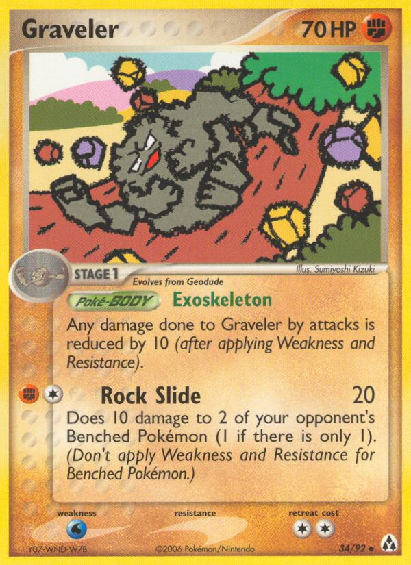 Graveler (34/92) [EX: Legend Maker] | Dragon's Lair Comics and Fantasy Houston TX