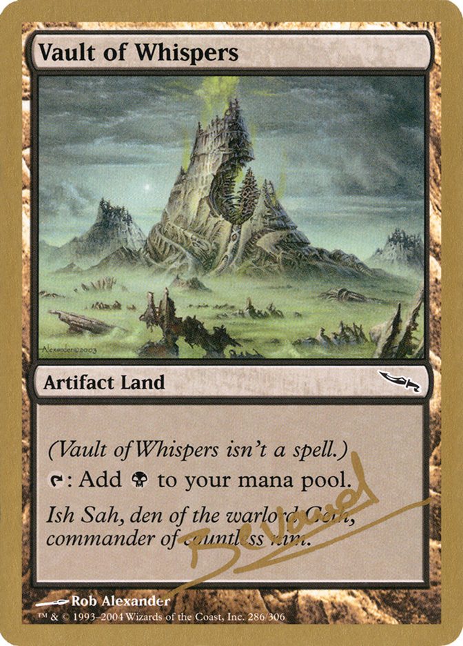 Vault of Whispers (Manuel Bevand) [World Championship Decks 2004] | Dragon's Lair Comics and Fantasy Houston TX