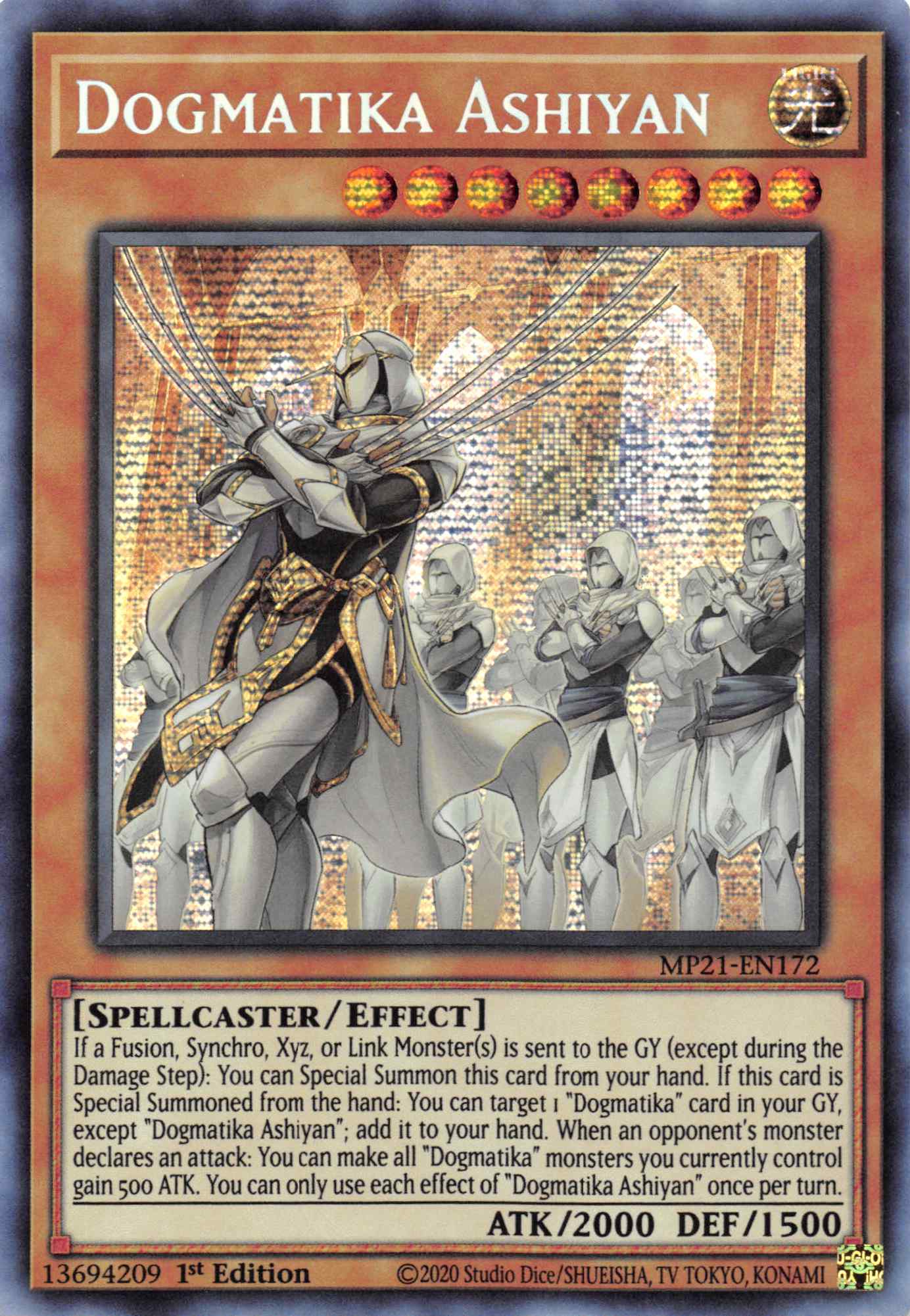 Dogmatika Ashiyan [MP21-EN172] Prismatic Secret Rare | Dragon's Lair Comics and Fantasy Houston TX