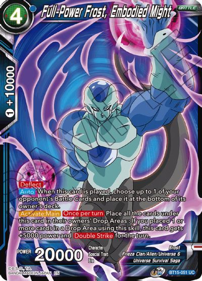 Full-Power Frost, Embodied Might (BT15-051) [Saiyan Showdown] | Dragon's Lair Comics and Fantasy Houston TX