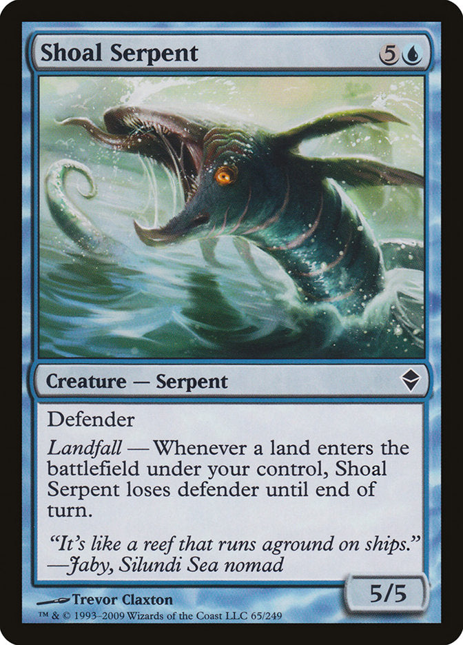 Shoal Serpent [Zendikar] | Dragon's Lair Comics and Fantasy Houston TX