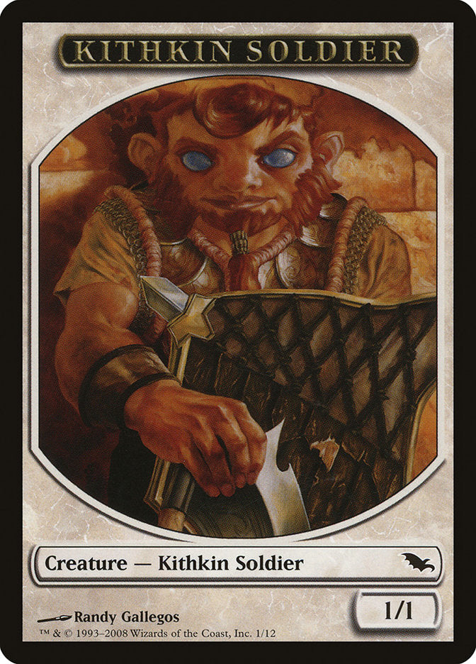 Kithkin Soldier Token [Shadowmoor Tokens] | Dragon's Lair Comics and Fantasy Houston TX