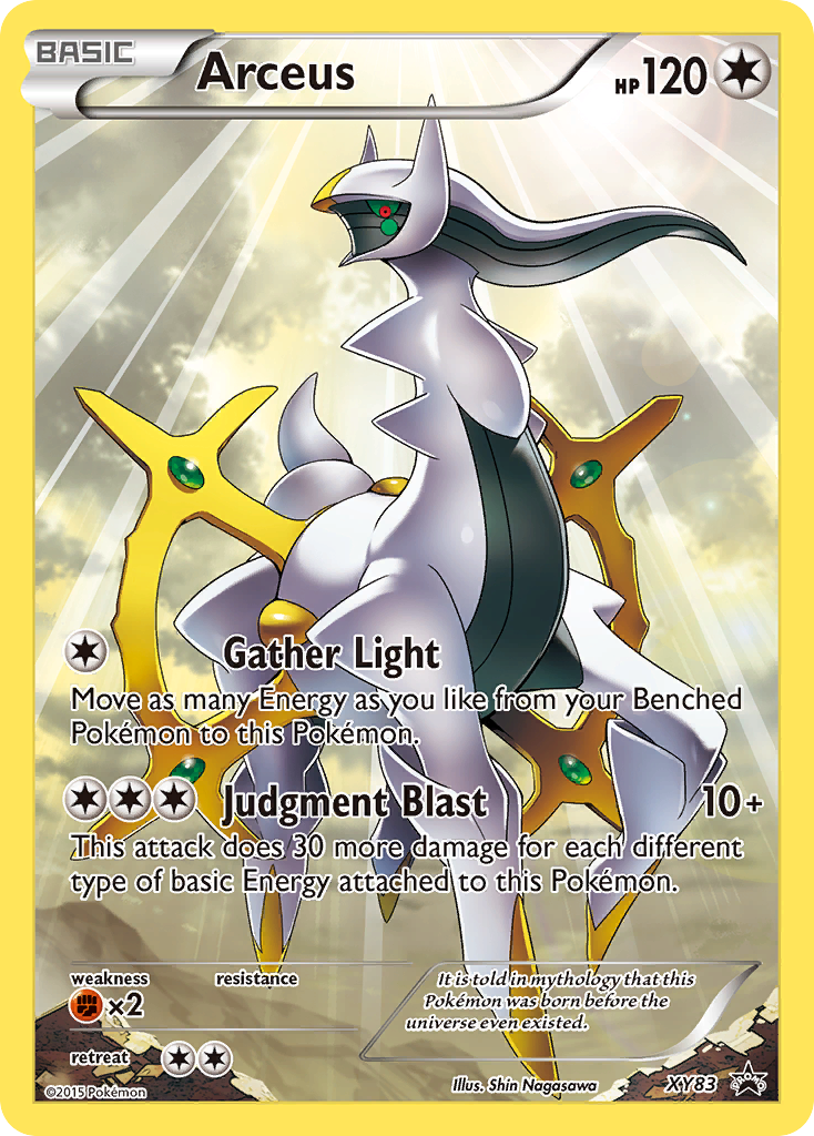 Arceus (XY83) [XY: Black Star Promos] | Dragon's Lair Comics and Fantasy Houston TX