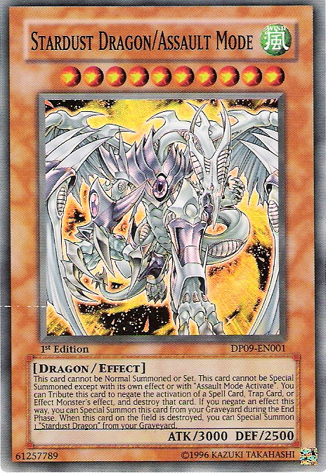 Stardust Dragon/Assault Mode [DP09-EN001] Super Rare | Dragon's Lair Comics and Fantasy Houston TX