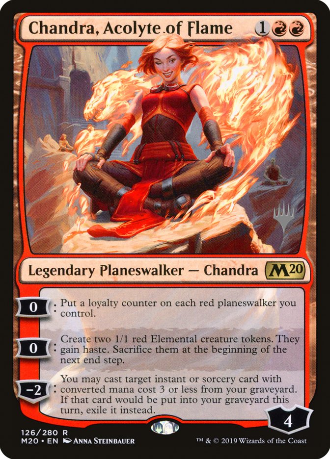 Chandra, Acolyte of Flame (Promo Pack) [Core Set 2020 Promos] | Dragon's Lair Comics and Fantasy Houston TX