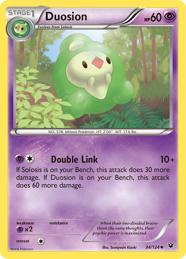 Duosion (34/124) [XY: Fates Collide] | Dragon's Lair Comics and Fantasy Houston TX