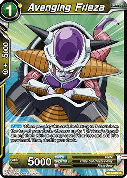 Avenging Frieza (BT1-089) [Galactic Battle] | Dragon's Lair Comics and Fantasy Houston TX