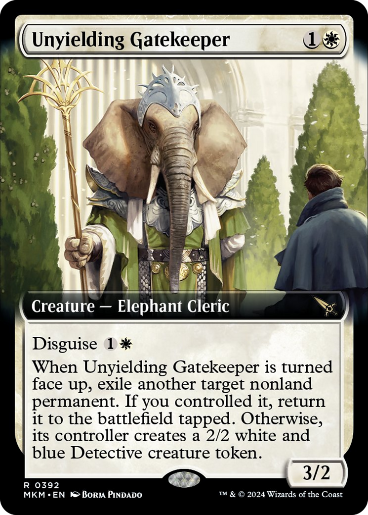 Unyielding Gatekeeper (Extended Art) [Murders at Karlov Manor] | Dragon's Lair Comics and Fantasy Houston TX