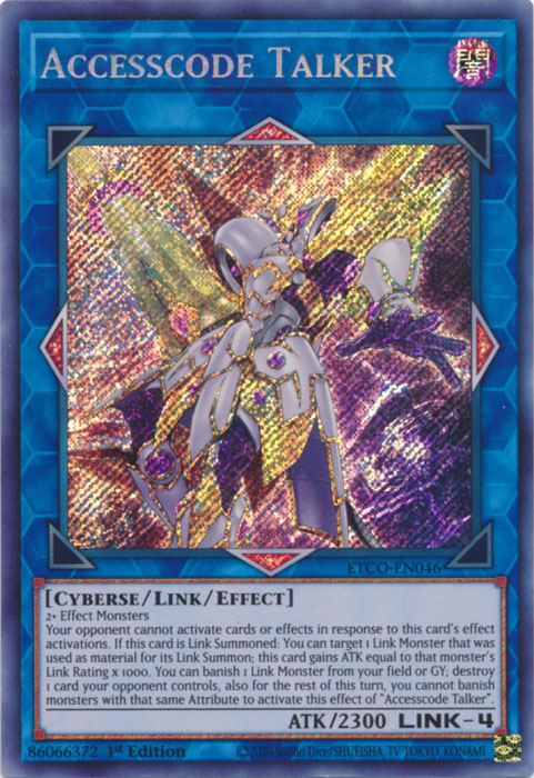 Accesscode Talker [ETCO-EN046] Secret Rare | Dragon's Lair Comics and Fantasy Houston TX