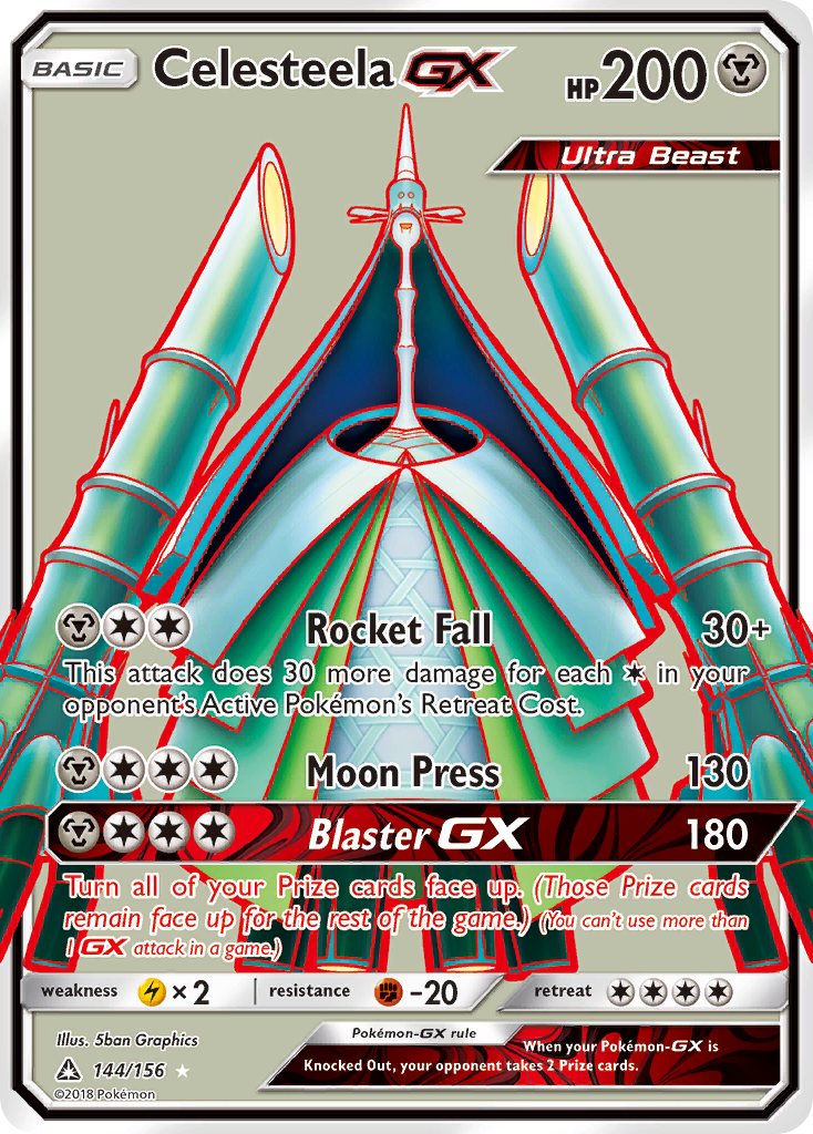 Celesteela GX (144/156) [Sun & Moon: Ultra Prism] | Dragon's Lair Comics and Fantasy Houston TX