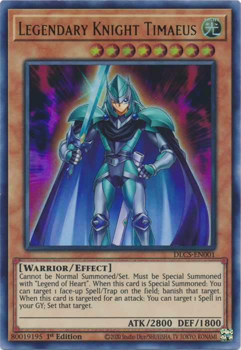 Legendary Knight Timaeus [DLCS-EN001] Ultra Rare | Dragon's Lair Comics and Fantasy Houston TX