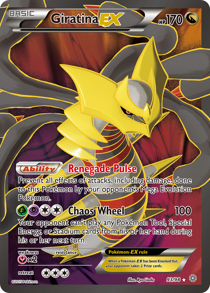 Giratina EX (93/98) [XY: Ancient Origins] | Dragon's Lair Comics and Fantasy Houston TX