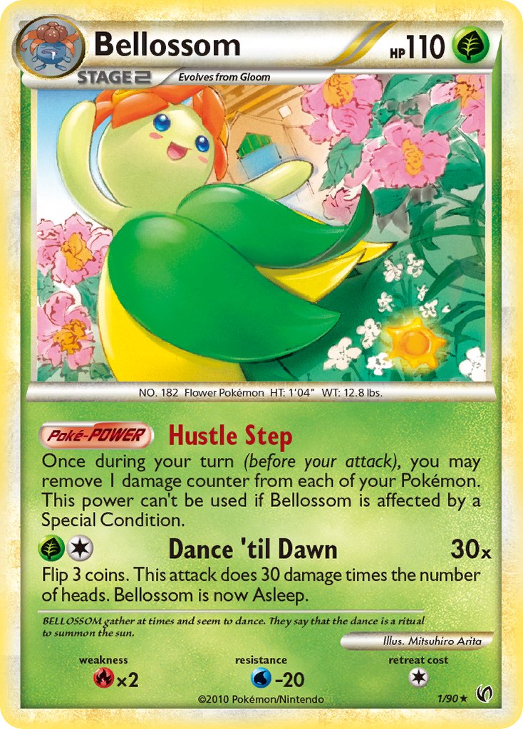 Bellossom (1/90) (Theme Deck Exclusive) [HeartGold & SoulSilver: Undaunted] | Dragon's Lair Comics and Fantasy Houston TX