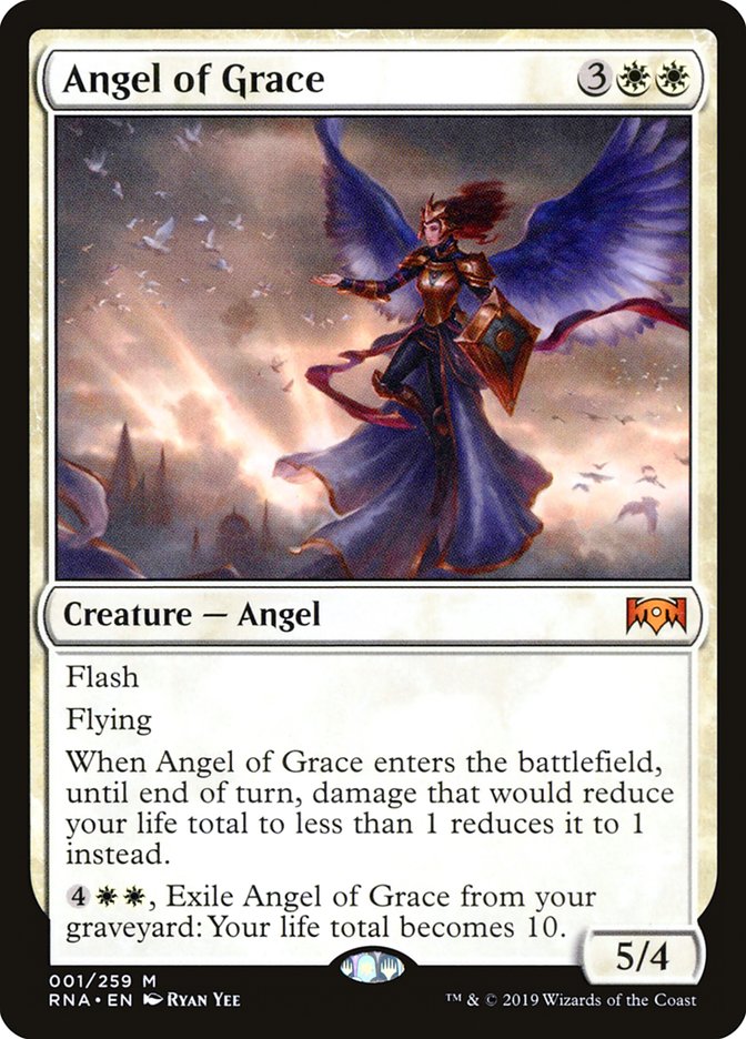 Angel of Grace [Ravnica Allegiance] | Dragon's Lair Comics and Fantasy Houston TX