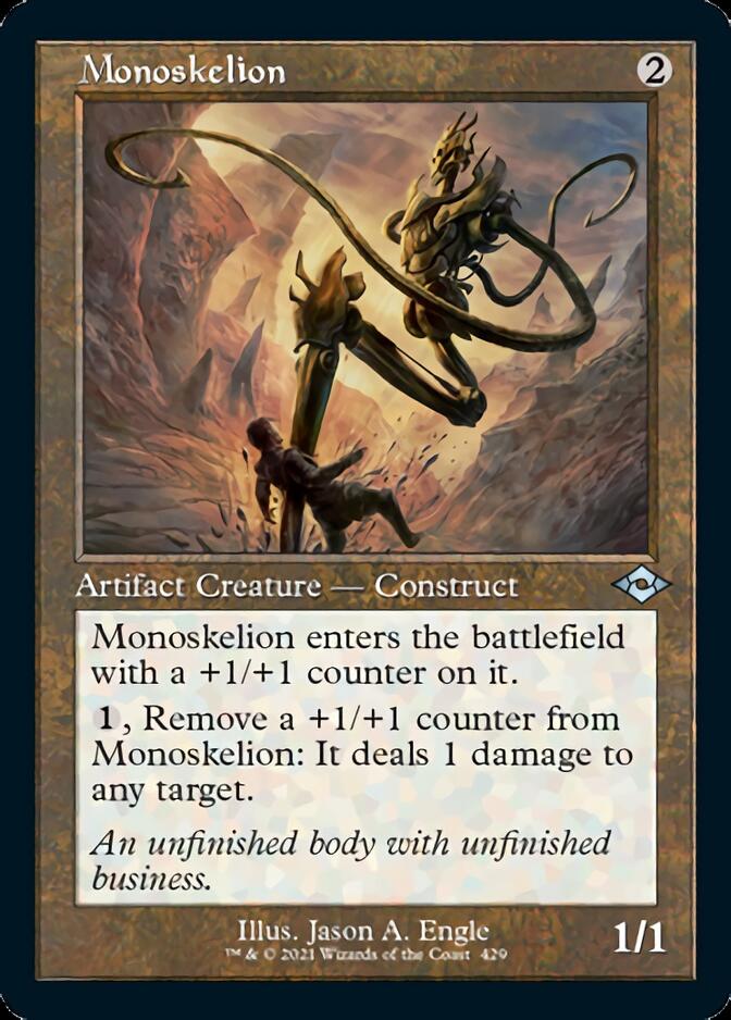 Monoskelion (Retro Foil Etched) [Modern Horizons 2] | Dragon's Lair Comics and Fantasy Houston TX