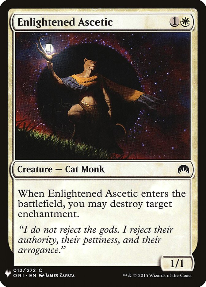 Enlightened Ascetic [Mystery Booster] | Dragon's Lair Comics and Fantasy Houston TX