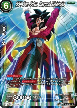 SS4 Son Goku, Beyond All Limits (P-262) [Mythic Booster] | Dragon's Lair Comics and Fantasy Houston TX