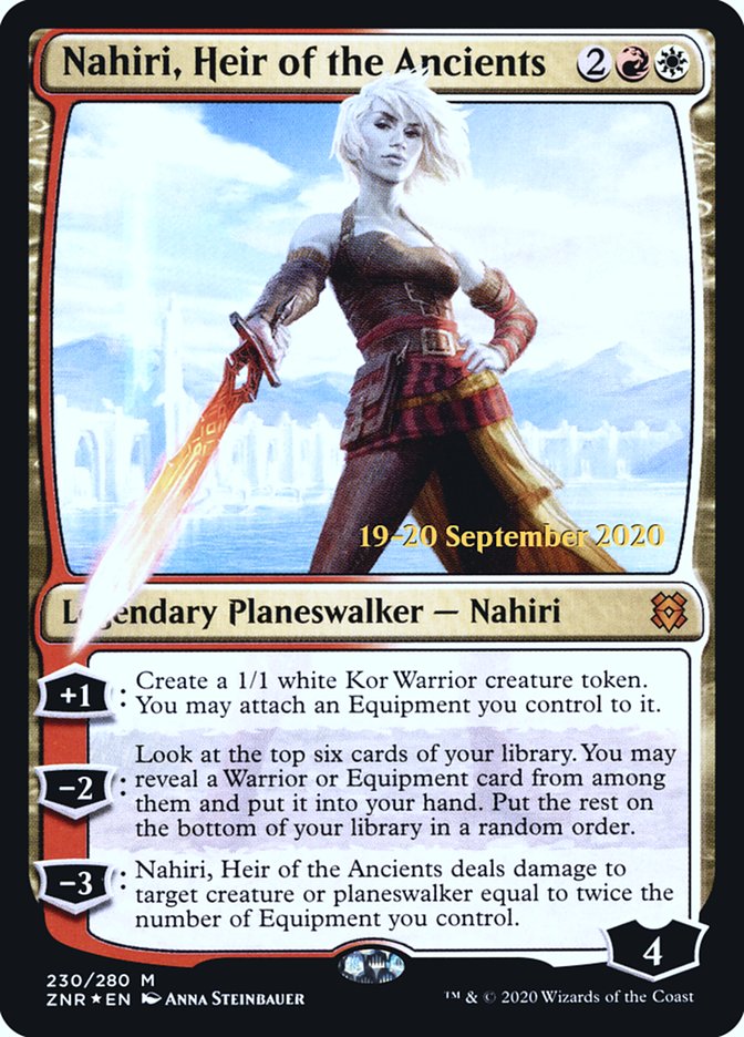 Nahiri, Heir of the Ancients [Zendikar Rising Prerelease Promos] | Dragon's Lair Comics and Fantasy Houston TX