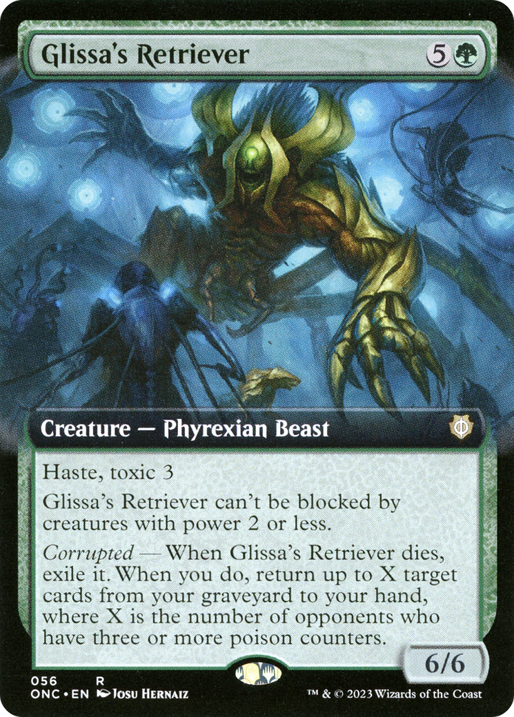 Glissa's Retriever (Extended Art) [Phyrexia: All Will Be One Commander] | Dragon's Lair Comics and Fantasy Houston TX