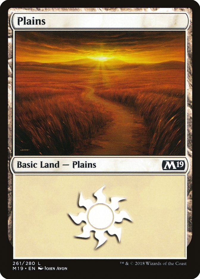 Plains (261) [Core Set 2019] | Dragon's Lair Comics and Fantasy Houston TX