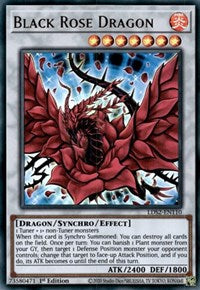 Black Rose Dragon [LDS2-EN110] Ultra Rare | Dragon's Lair Comics and Fantasy Houston TX