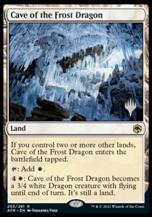 Cave of the Frost Dragon (Promo Pack) [Dungeons & Dragons: Adventures in the Forgotten Realms Promos] | Dragon's Lair Comics and Fantasy Houston TX