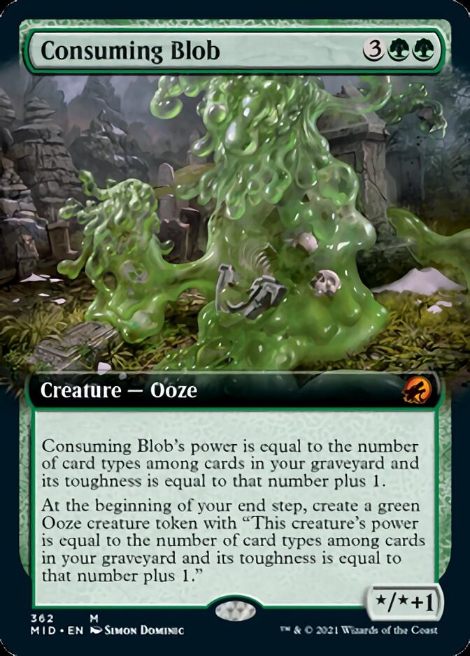 Consuming Blob (Extended Art) [Innistrad: Midnight Hunt] | Dragon's Lair Comics and Fantasy Houston TX