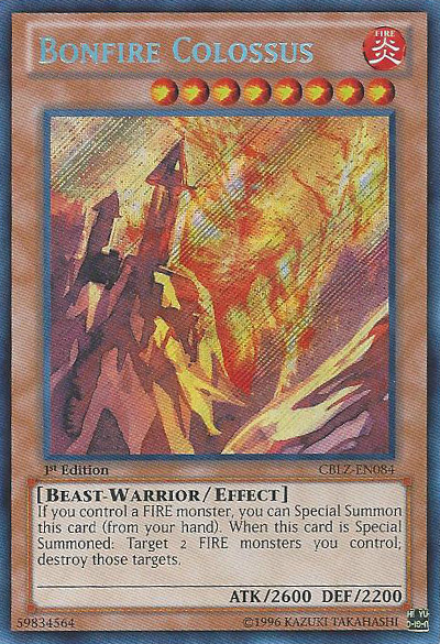 Bonfire Colossus [CBLZ-EN084] Secret Rare | Dragon's Lair Comics and Fantasy Houston TX